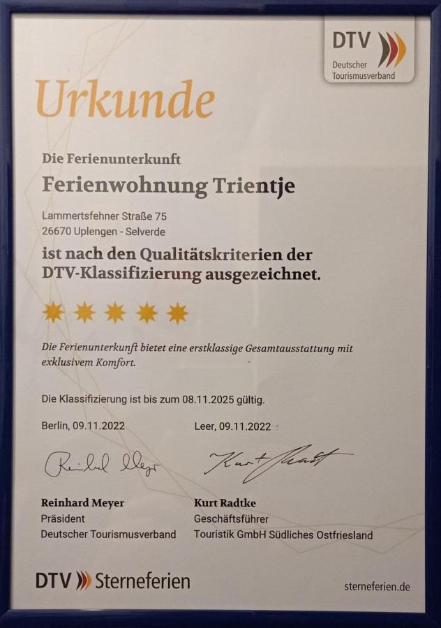 Fewo Trientje Uplengen 外观 照片